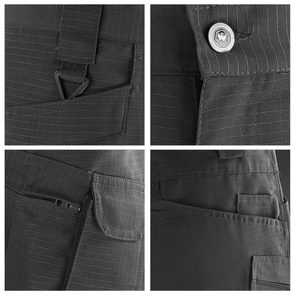 Savior Summer Waterproof Quick Dry Multi-pocket Shorts Cargo Shorts Tactical Short Pants Men's Outdoor Clothes Hunting Fishing