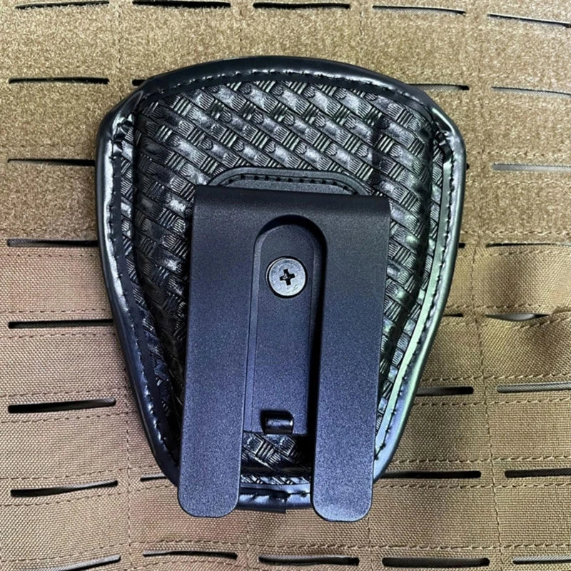 360degree Rotate Handcuff Holder Polices Shackles Tactically Handcuff Case Holder Belt Loop Pocket Accessories 69HD