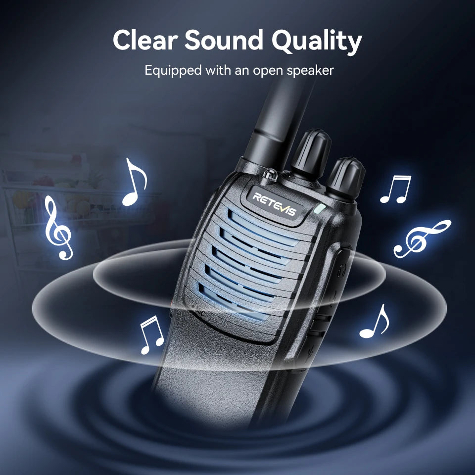 Retevis H777 2PC walkie talkie long range walkie talkies Radios Walkie-talkie Professional Compact Portable Two Way Radio Type-C