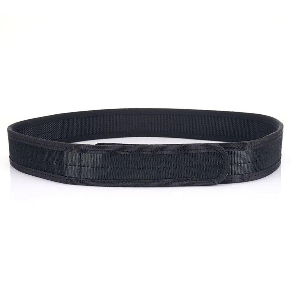 Tactics Buckleless Inner Liner Belt 1.5 Inch Nylon Loop Liner Inner Loopback Belt For Hunting Outer Belt  Tactical Inner Belt