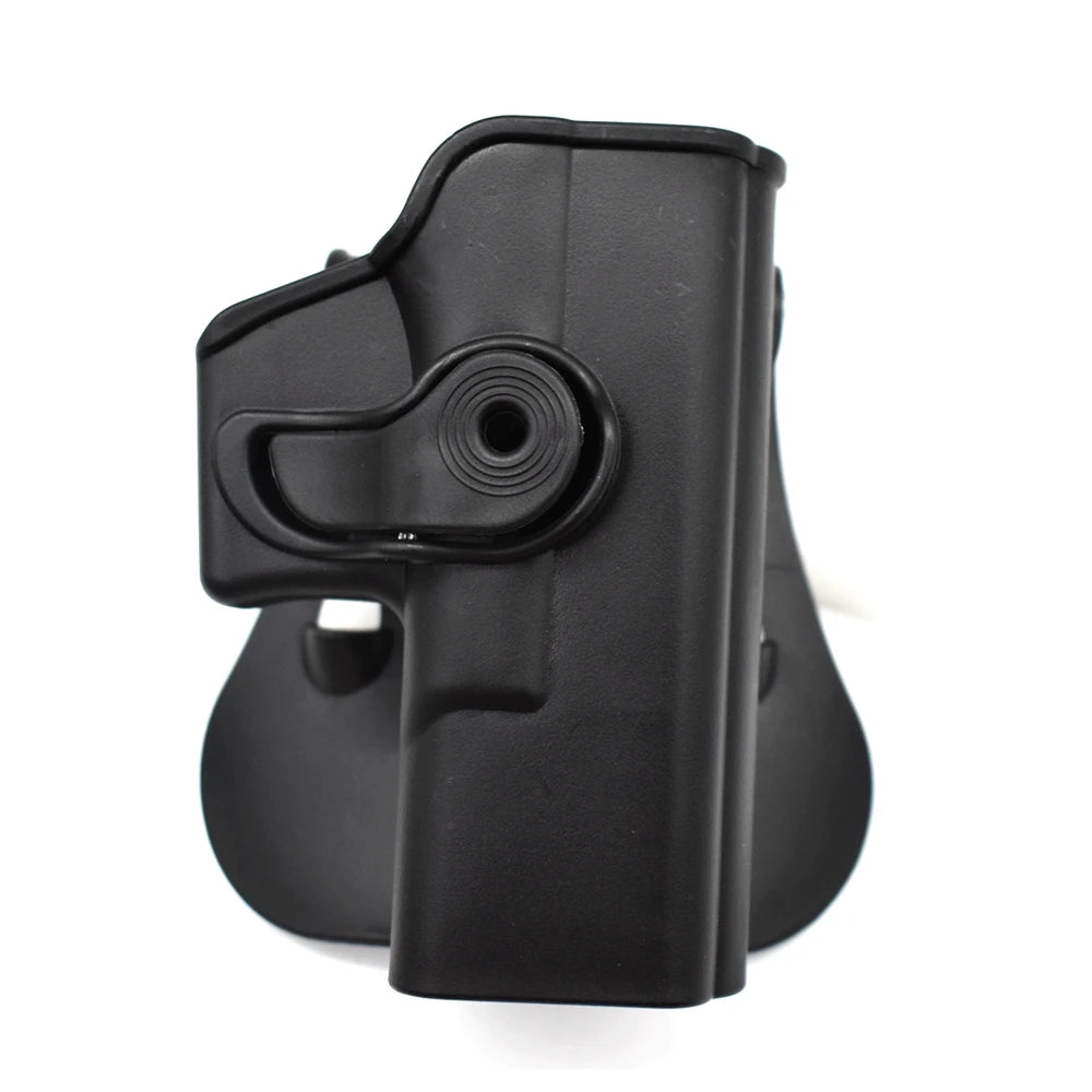 IMI Gun Holster Defense Retention Tactical Gun Holster for GL 17 gen 1- 4 9mm Double Magazine Pouch