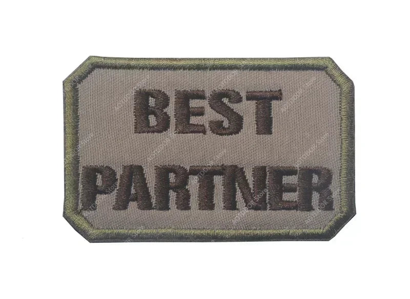 English inspirational quotes Embroidery Cloth Hook&Loop Patches Backpack Tactical Morale Badge Applique For Jacket Jeans bag