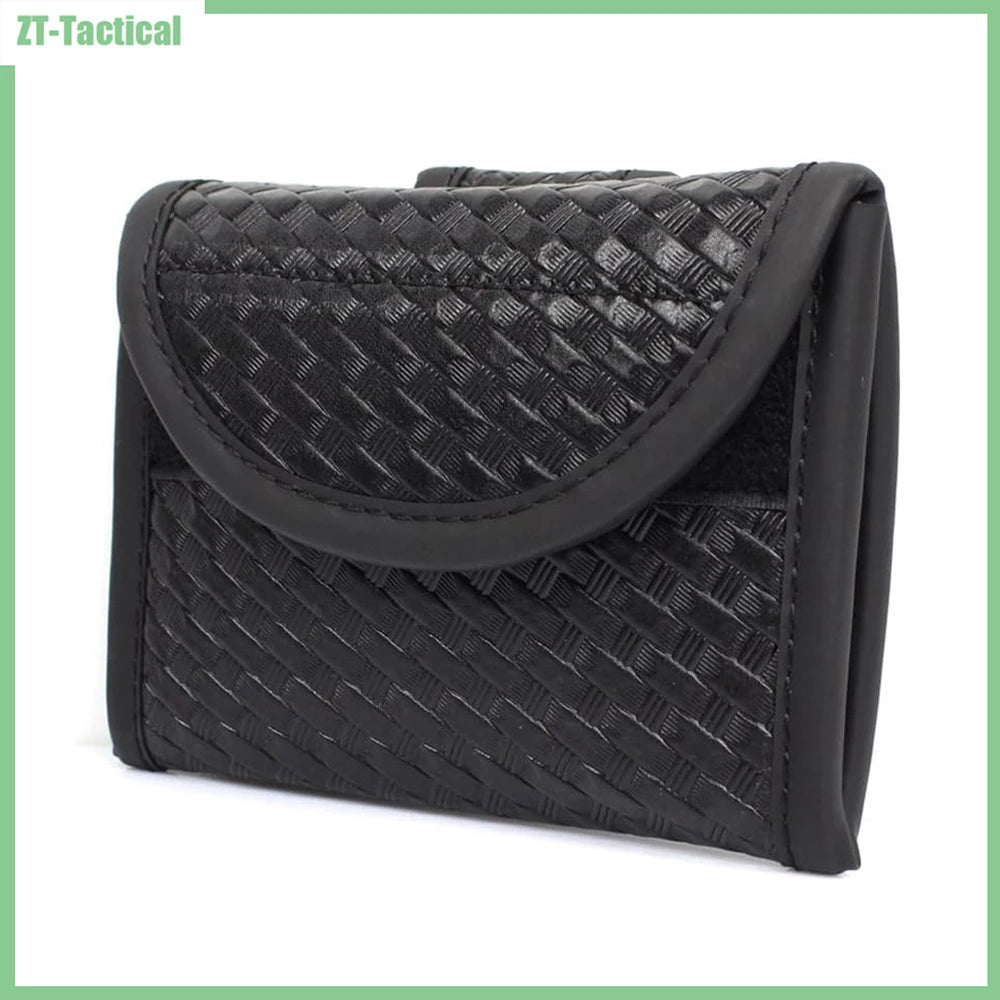 Flat Latex Glove Pouch, Basketweave Glove Holder for Duty Belt