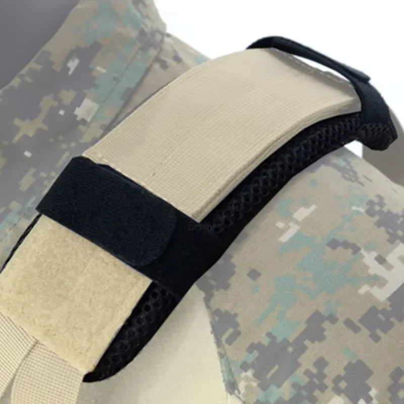 Pair Set Tactical Vest Shoulder Strap Pad Comfort Cushion Nylon Mesh Protect Pads Mole For FCPC/JPC Hiking Backpack Accessories