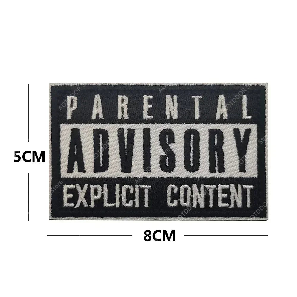 English inspirational quotes Embroidery Cloth Hook&Loop Patches Backpack Tactical Morale Badge Applique For Jacket Jeans bag