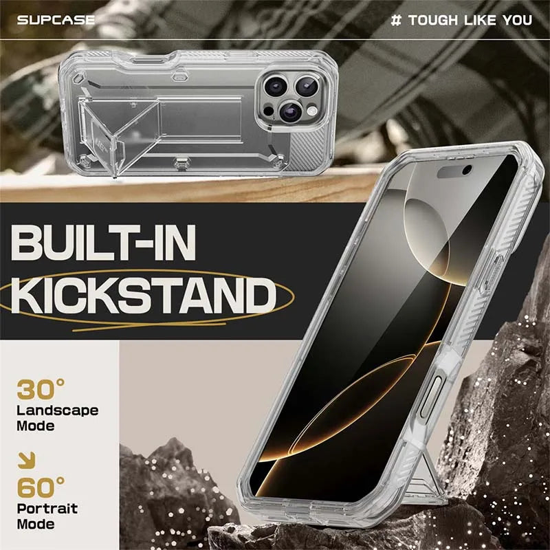 SUPCASE For iPhone 16 Pro Max Case 6.9" (2024) UB Pro Full-Body Heavy Duty Rugged Phone Case with Built-in Screen Protector