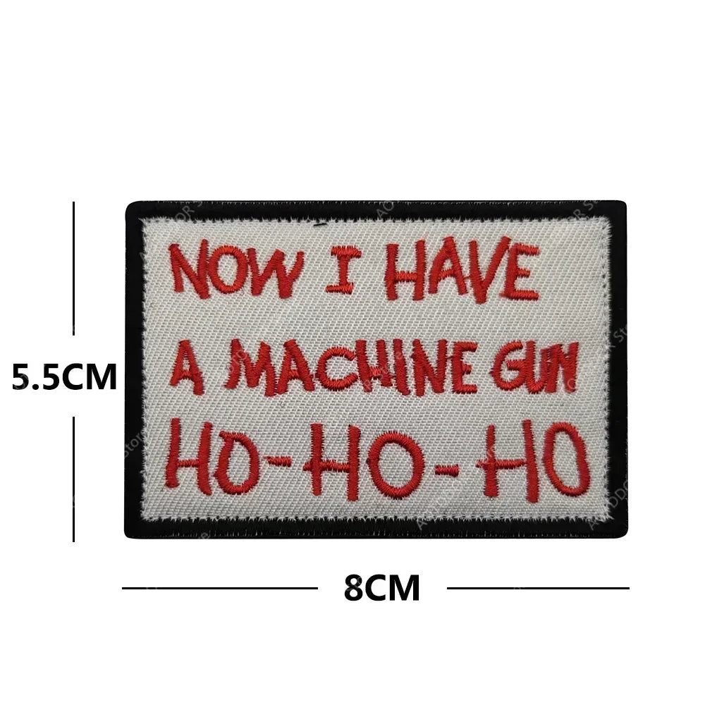 English inspirational quotes Embroidery Cloth Hook&Loop Patches Backpack Tactical Morale Badge Applique For Jacket Jeans bag