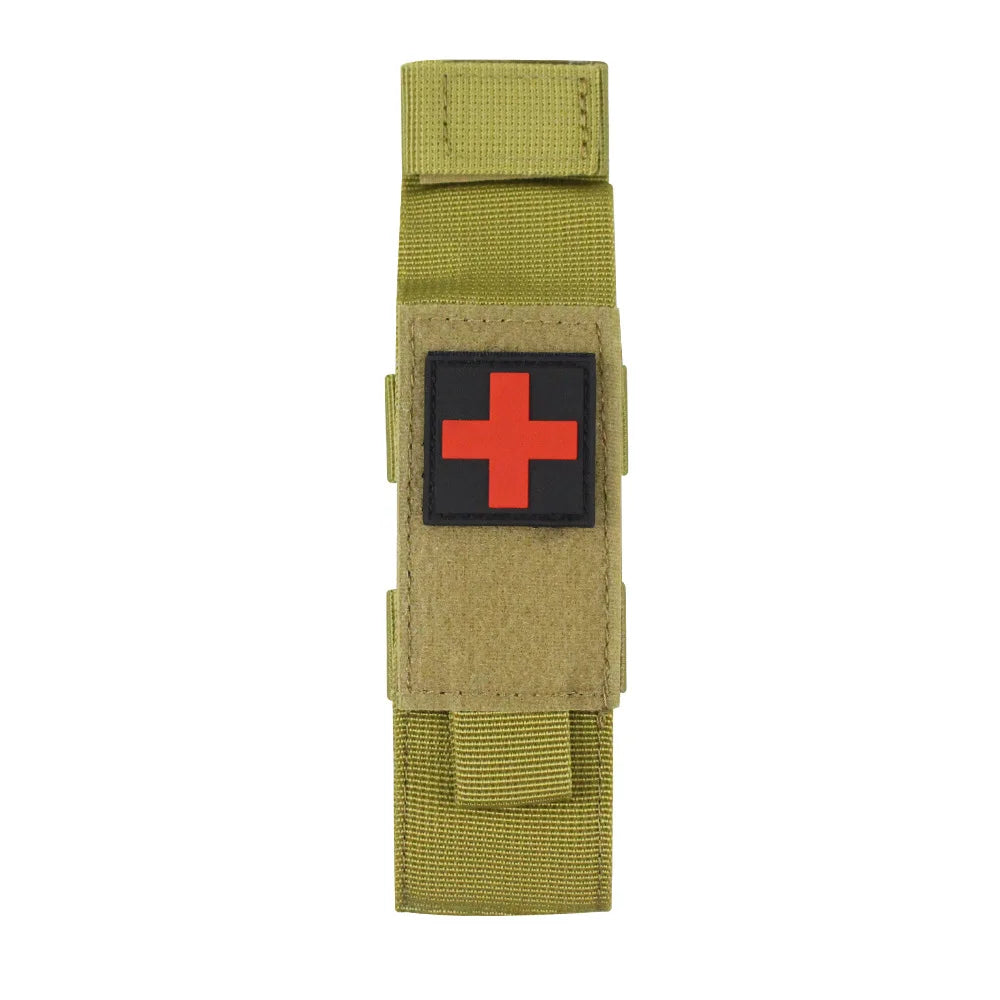 Tactical Cat First Aid Nylon Tourniquet Pouch Single Pistol Mag Bag Case Outdoor Hunting Knife Holster Medical Scissor Packs
