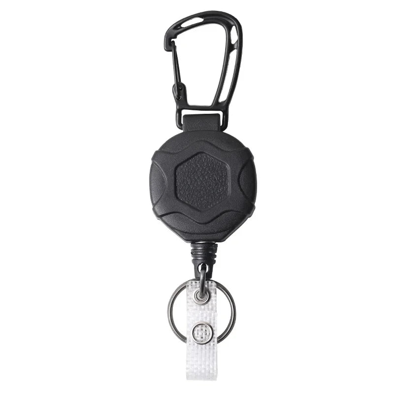 Fashion Retractable Keychains 80cm Stainless Steel Braided Wire Multi-purpose Card Holder High Quality Badge Reels