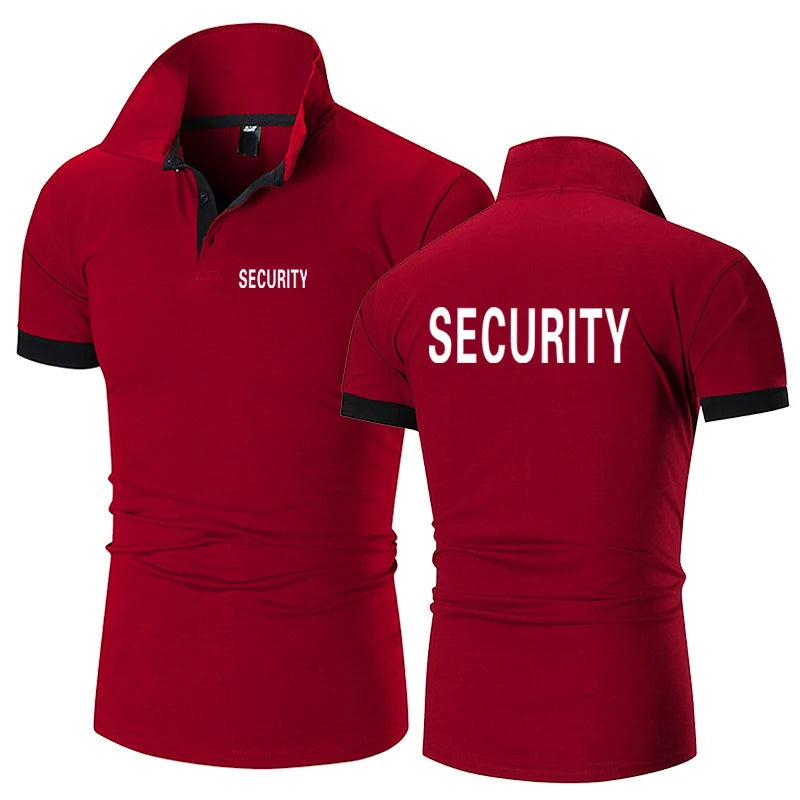 Security 2024 Men's New Summer Hot Sale Fashion Printing Sport Polos Shirt Casual Cotton Shorts Sleeve High Quantity Tops