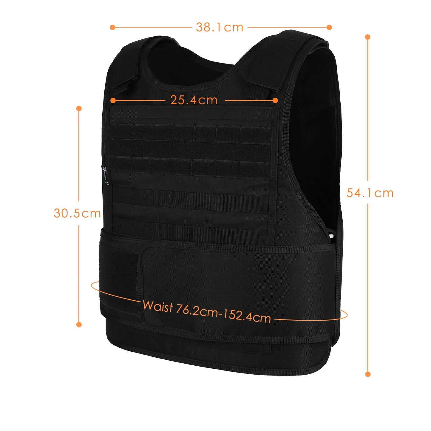 MGFLASHFORCE Airsoft Tactical Vest Plate Carrier Fishing Hunting Armor Molle Vest
