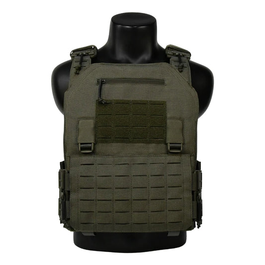 Nylon Large Size Multicam Chaleco Tactico,28x35cm Plate Carrier,Ranger Green,Tactical Vest for SAPI 11*14 Inch Plate