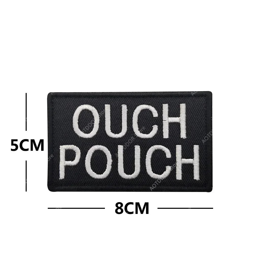 English inspirational quotes Embroidery Cloth Hook&Loop Patches Backpack Tactical Morale Badge Applique For Jacket Jeans bag