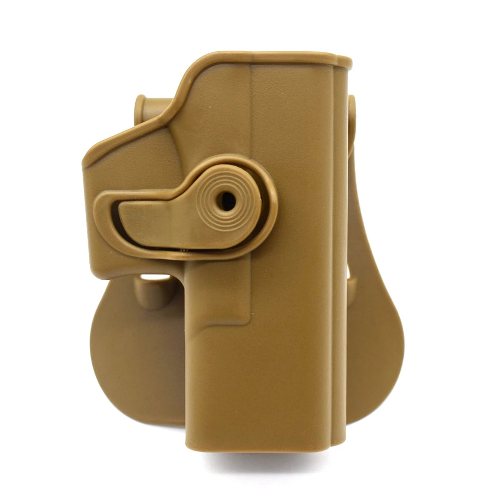 IMI Gun Holster Defense Retention Tactical Gun Holster for GL 17 gen 1- 4 9mm Double Magazine Pouch