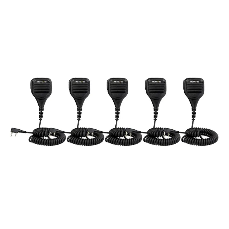 Retevis Speaker Noise-cancelling Microphone With 3.5mm Audio Jack PTT For Kenwood RT5R H777 For Baofeng UV5R UV82 Walkie Talkie