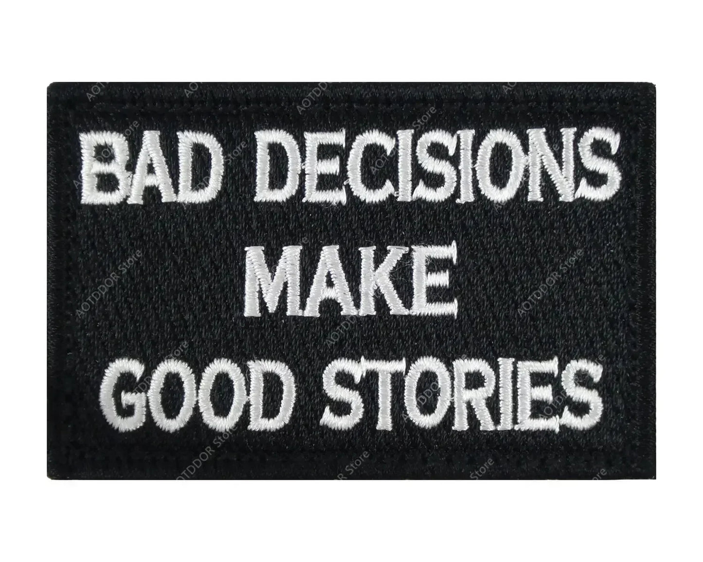 English inspirational quotes Embroidery Cloth Hook&Loop Patches Backpack Tactical Morale Badge Applique For Jacket Jeans bag