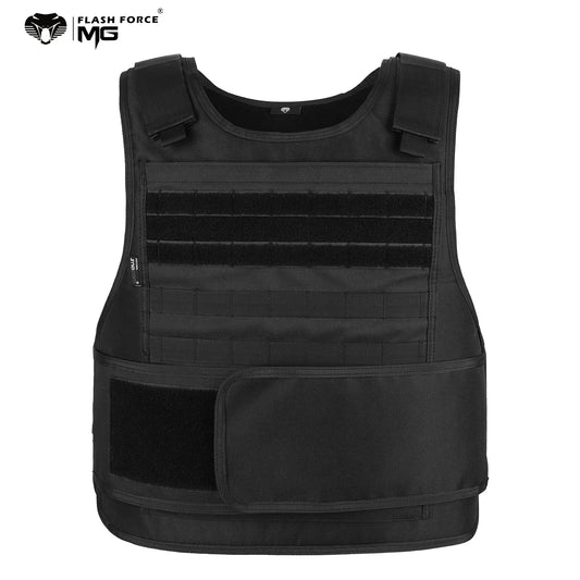 MGFLASHFORCE Airsoft Tactical Vest Plate Carrier Fishing Hunting Armor Molle Vest