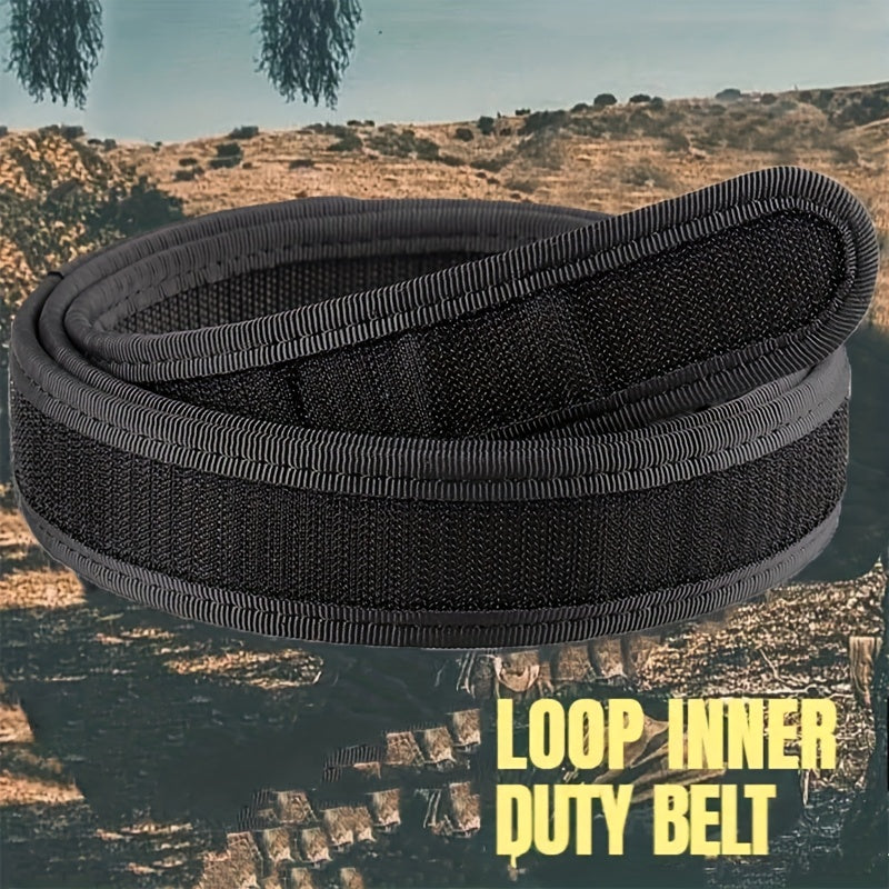 Men's Tactical Inner Belt - 1.5" Adjustable, Durable Nylon for Outdoor EDC & Work, Perfect Father's Day Gift